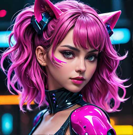 Cat-girl portraits