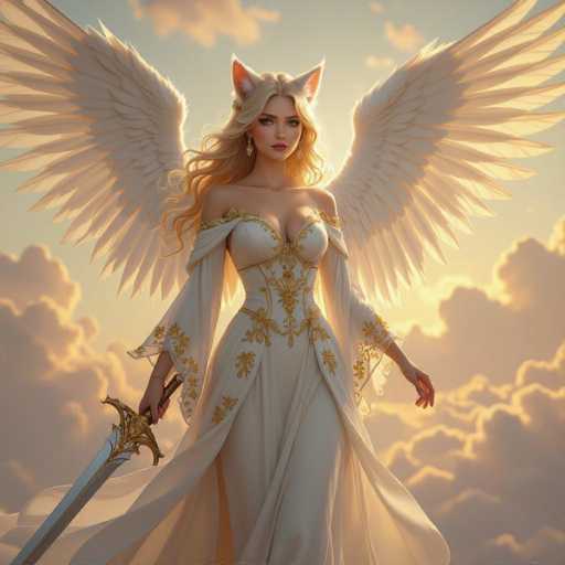 Cat-girl angels